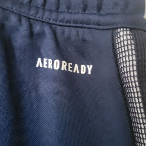 Adidas NWT Women's Plus Size Aeroready Sereno Slim Tapered-Cut Pants Blue Sz 2X - Picture 6 of 6